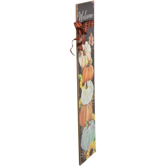 3ft. Welcome Autumn Fall Harvest Pumpkin Wall Sign